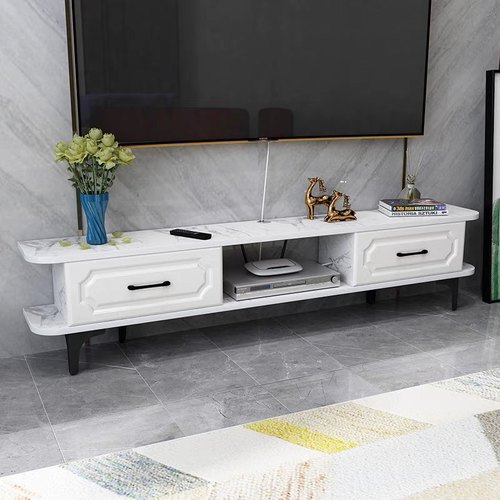 轻奢北欧实木落地简约小户型客厅电视柜