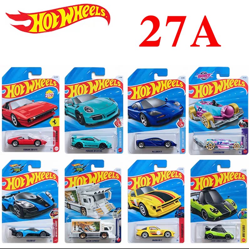 2027 A批次风火轮合金小车F1迈凯伦法拉利擎天柱布加迪车模玩具