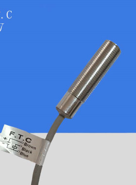 M12 埋入式PL-X1202N圆铜管接近开关台湾FTC传感器厂家直销