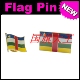 中非 Africa 国旗徽章 商务会展 金属胸针 Central FLAG PIN