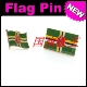 FLAG 商务会展 PIN 金属胸针 Dominica 多米尼克 国旗徽章