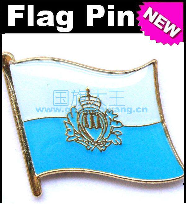 国旗商务胸针徽章