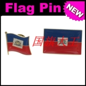 FLAG 商务会展 PIN 金属胸针 Haiti 海地 国旗徽章