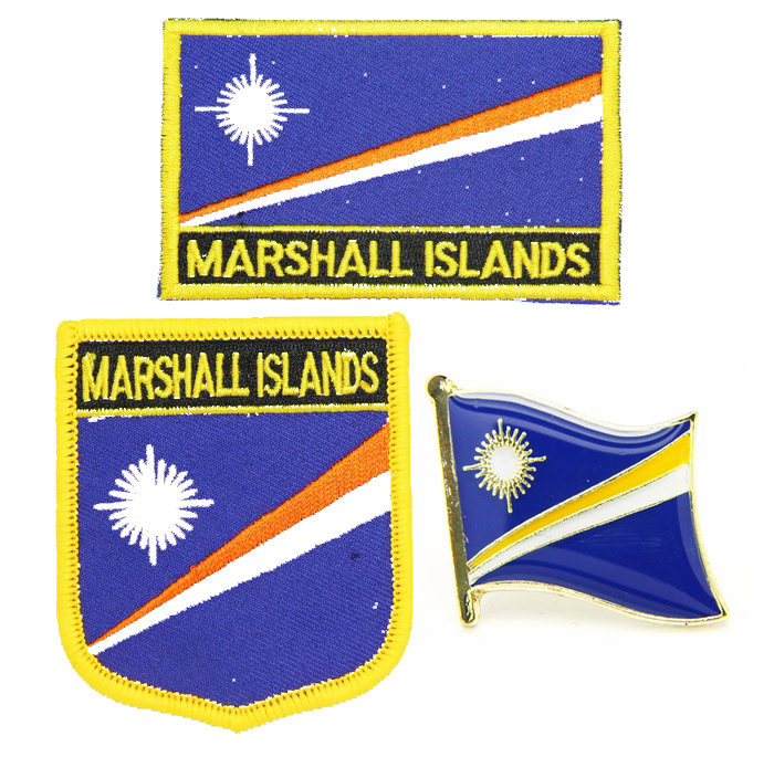 国旗布贴徽章背胶刺绣肩章