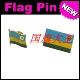 FLAG 商务会展 PIN 金属胸针 Rwanda 卢旺达 国旗徽章