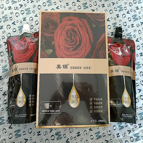 锦致染发膏不染头皮自然黑