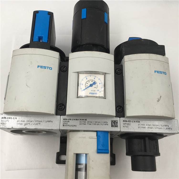 FESTO MS6-EM1-1/4 541271 MS6-LFR-1/4-D6-C-R-M-AS 529196实物 五金/工具 测量台架 原图主图