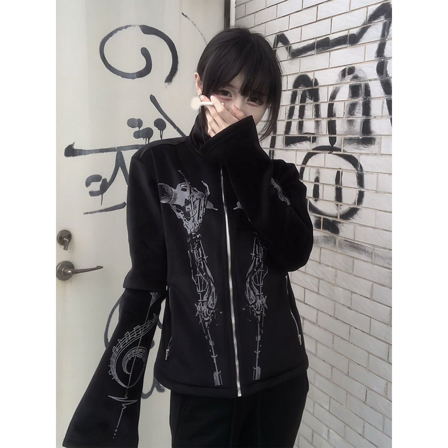 【免费试穿】y2k亚文化立领外套