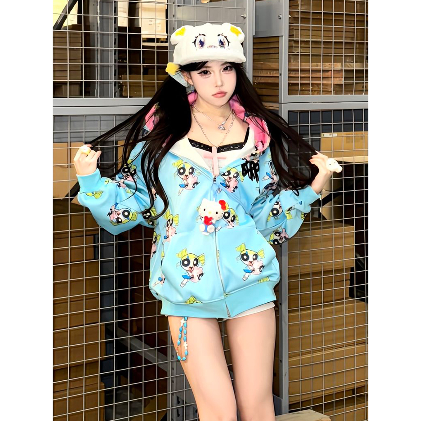 【免费试穿】亚文化卫衣开衫