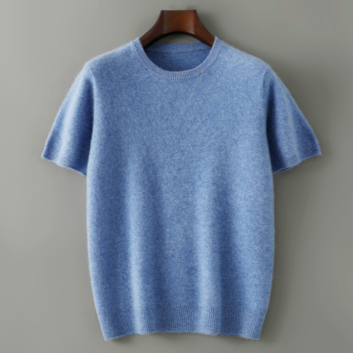 男士纯羊毛衫男士圆领针织衫毛衣