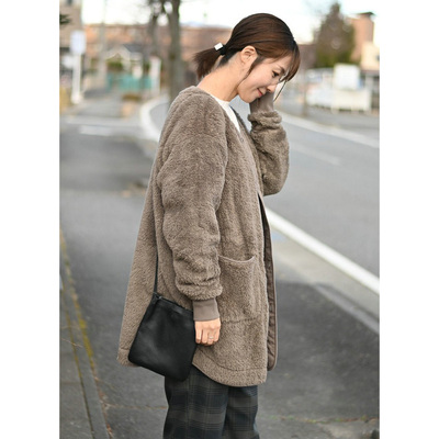 日单外贸宽松百搭中长款外套女款