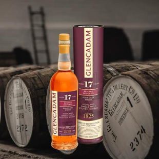 Glencadam 格兰卡登17年英国苏格兰单一麦芽威士忌波特桶  700ml