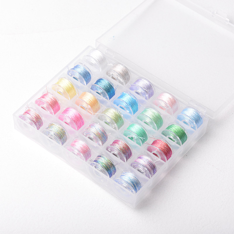 수제 DIY 짠 링 후프 권선 와이어 작은 롤 25 색상 상자 섹션 염색 골드 와이어