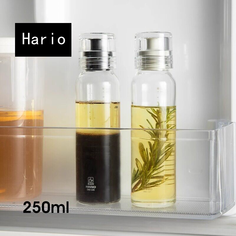 霜山耐热玻璃油瓶调料瓶带刻度