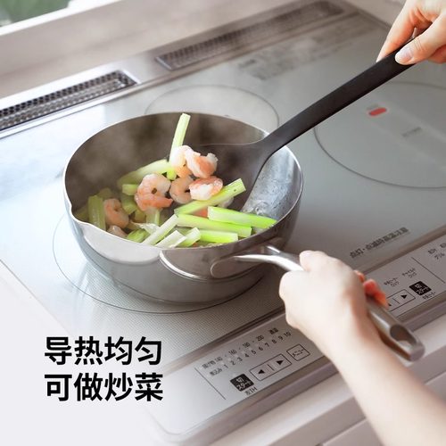 霜山304不锈钢日式雪平锅