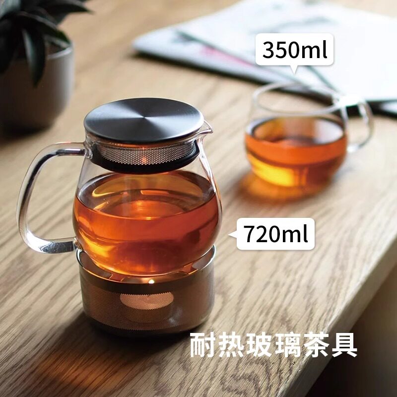 日本kinto茶壶玻璃泡茶耐高温家用茶水壶大容量 日式茶杯茶具套装