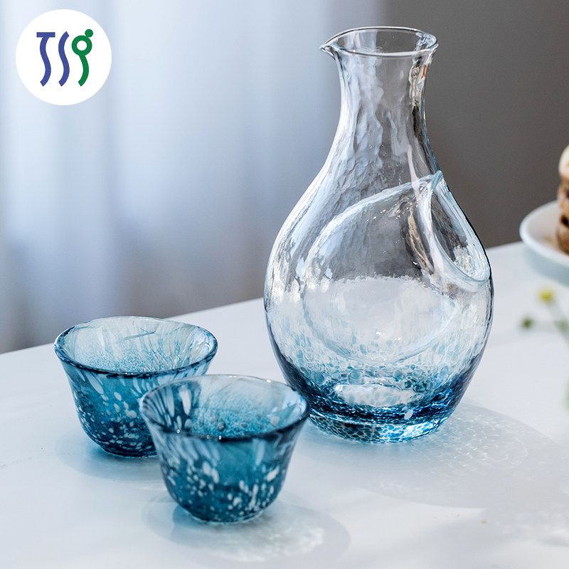 日本原装进口东洋佐佐木清酒壶杯套装冷酒器一壶二杯盒装送礼