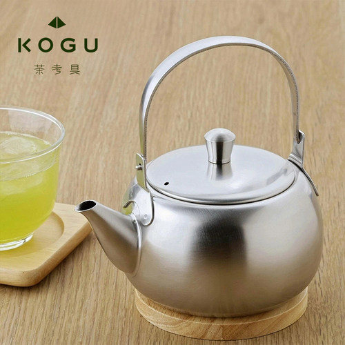 日本进口下村KOGU304不锈钢泡茶壶茶具水壶迷你壶工夫茶带漏网