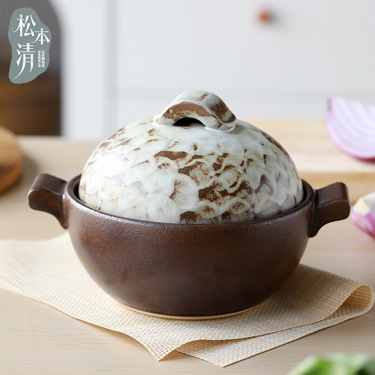 日本原装进口itoma美浓烧土锅一人食小号砂锅耐热煲汤小炖锅