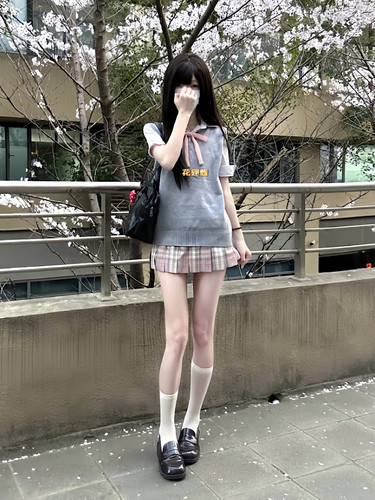 套装樱奈原创正版日系JK制服格裙背心马甲女学院风衬衫校供软妹