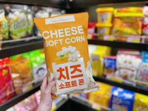 韩国半糖小福香蕉味原味奶酪酥酥108g袋装一箱16袋
