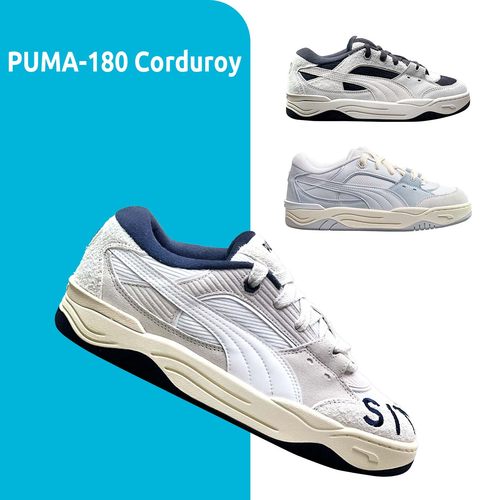 PUMA正品！低帮男灯芯绒面包鞋