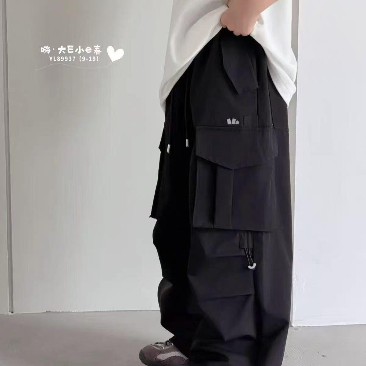 大E小e童装春夏儿童工装裤男女裤子