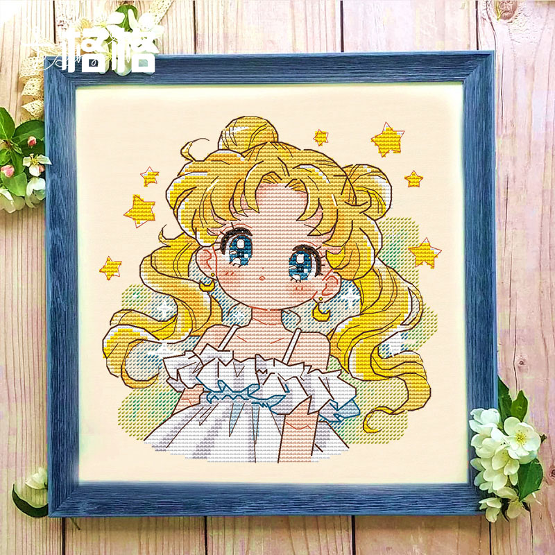 十格格十字绣法国DMC绣线套件