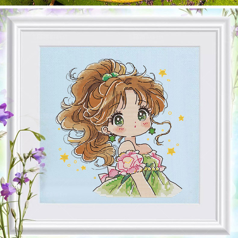 十格格十字绣法国DMC绣线套件