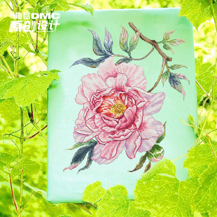 十格格十字绣法国dmc绣线套件2024新款 原创设计 水彩牡丹