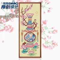 Cross -удар французский DMC Emelcodery Line Kit 2022 Новый октябрьский оригинальный дизайн персик цветок