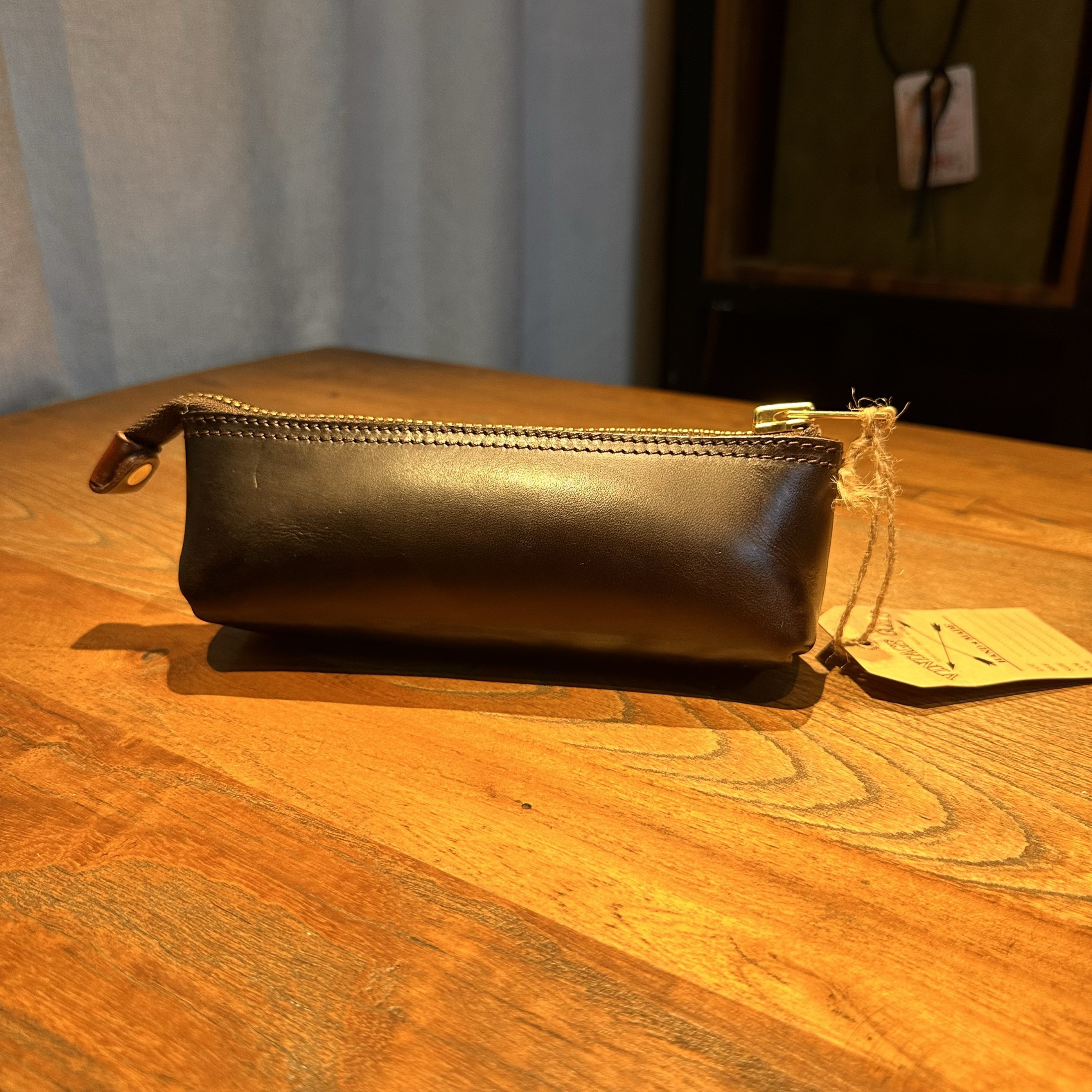 Vintage Goros真皮笔袋针线包手工制作文具收纳