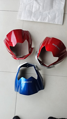 适用轻骑铃木摩托车悍骏GR150导流罩骏驰GT125X大灯罩外壳 头罩