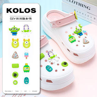 适配crocs洞洞鞋配饰高级套装男女巴斯光年卡骆驰可爱儿童鞋花diy