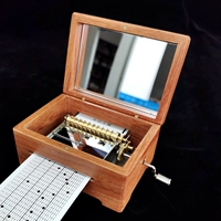 Латунная деревянная коробка с шестернями, музыкальный дырокол, 20 шт, 10 шт, ретро стиль