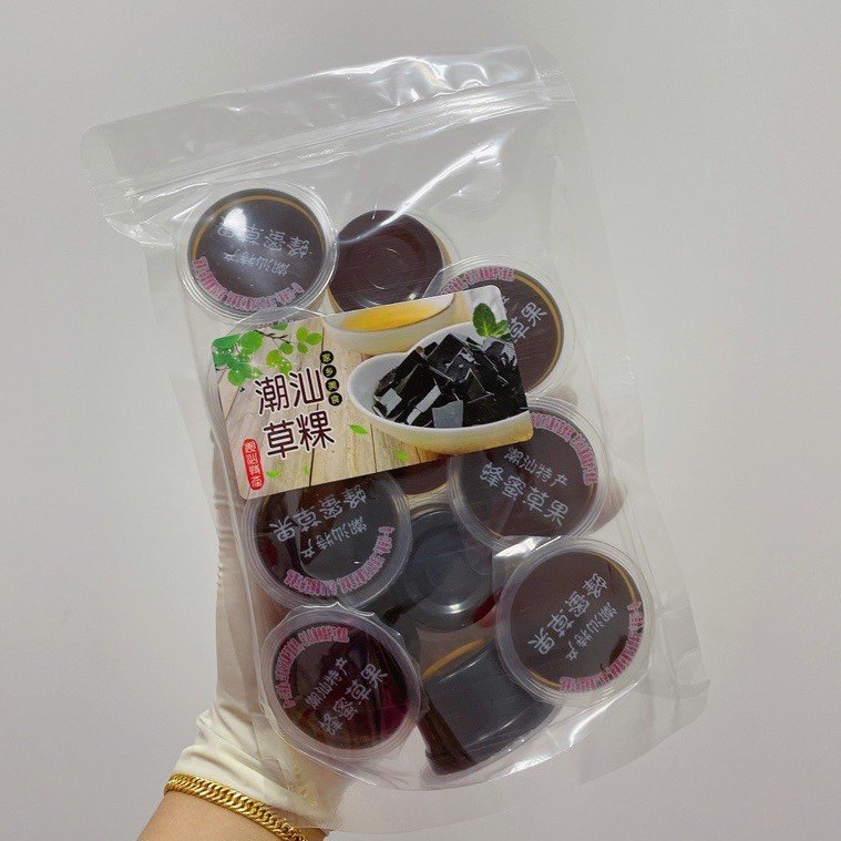 潮汕特产蜂蜜草果烧仙草500g豆腐花柠檬茶油柑味果冻零食小吃包邮