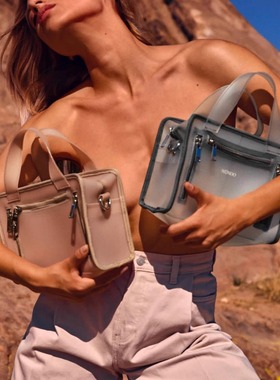 现货 nunoo北欧设计师品牌Donna系列 vegan果冻小方包单肩斜挎包