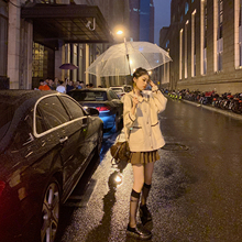 外套复古港味上衣春秋 初秋百搭港风娃娃领宽松秋季 秋装 女2019新款