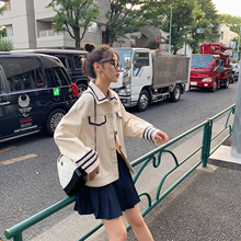 2019年新款 初秋牛仔外套女韩版 宽松学生百搭夹克上衣潮 早秋季 女装