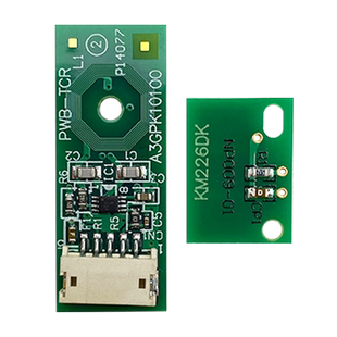 适用 柯尼卡美能达C226硒鼓芯片 柯美 C256 显影仓计数芯片 C226 C266显影芯片 DR215成像鼓显影计数清零