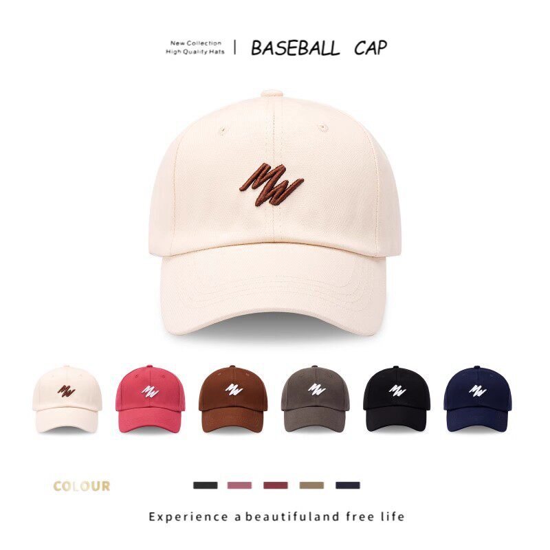 棒球帽女大头围显脸小宽帽檐防晒帽子遮阳男士潮牌新款简约鸭舌帽