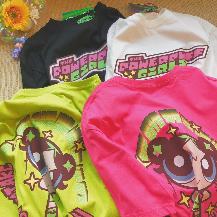 daiwing日系原宿风t恤oversize潮