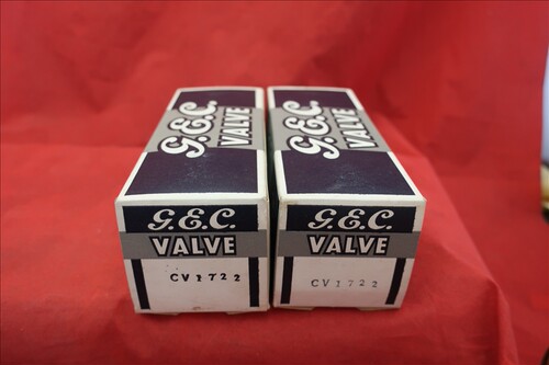 全新原盒GEC喷碳CV1722电子管