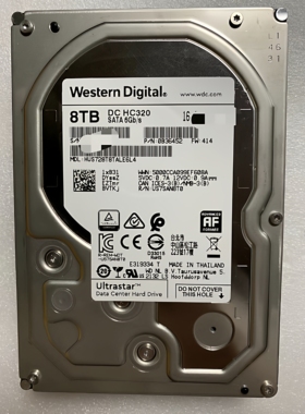 WD/西部数据HUS728T8TALE6L4服务器硬盘NAS 西数8T企业级硬盘