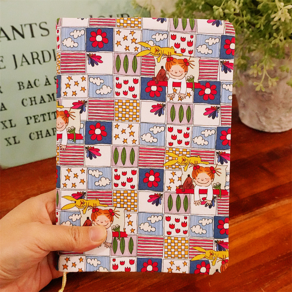 可爱coco酱可可酱 优质布料布艺面 A5 A6 手作手账本记事本书衣,文具电教/文化用品/商务用品,手帐/日程本/计划本,淘宝优惠券,粉丝福利购,淘宝优惠卷