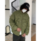 UPDAYWANG男复古菱形纹路保暖羽绒服 立领潮流宽松轻薄羽绒服男