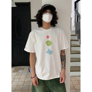 UPDAYWANG好物分享 基础款 单色清新百搭短袖T恤 潮流男女同款T恤