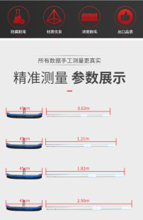 卡娜璐游泳池刷子鱼池水景池泳池刷伸缩杆钢丝刷18寸不锈钢青苔刷