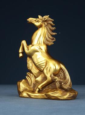 公铜马黄摆生肖马（件工艺品生居肖马客厅办室家装饰品