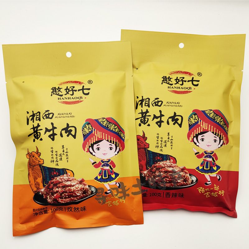 憨好七湘西黄牛肉100克湖南张家界特产湘西牛肉干熟食零食小吃